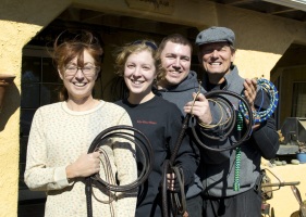 Mary
                                                          DeLongis,
                                                          Lauren
                                                          Wickline, Paul
                                                          Nolan, and
                                                          Anthony
                                                          DeLongis with
                                                          the
                                                          Traditional
                                                          Australian
                                                          Prototypes