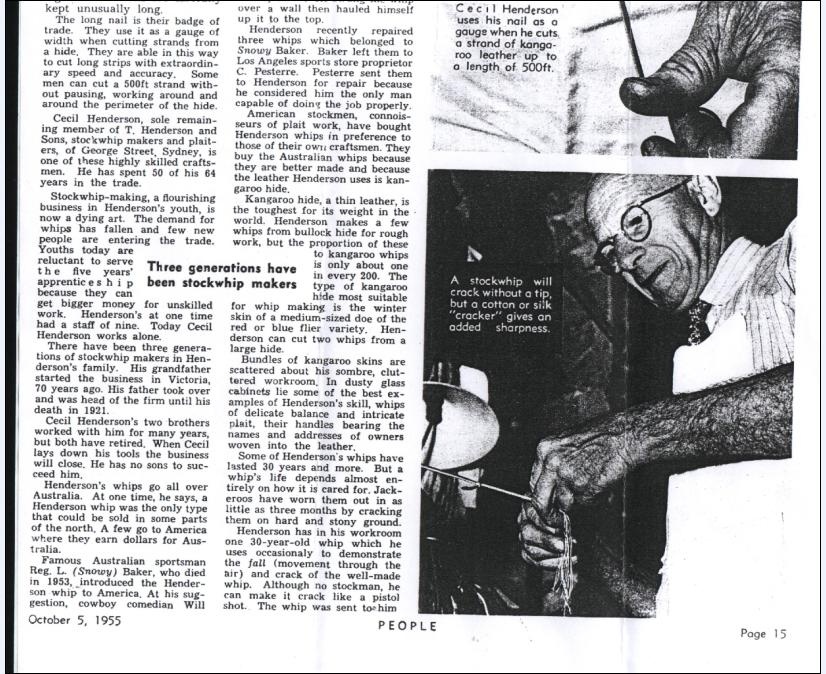 The Whip Hand Article